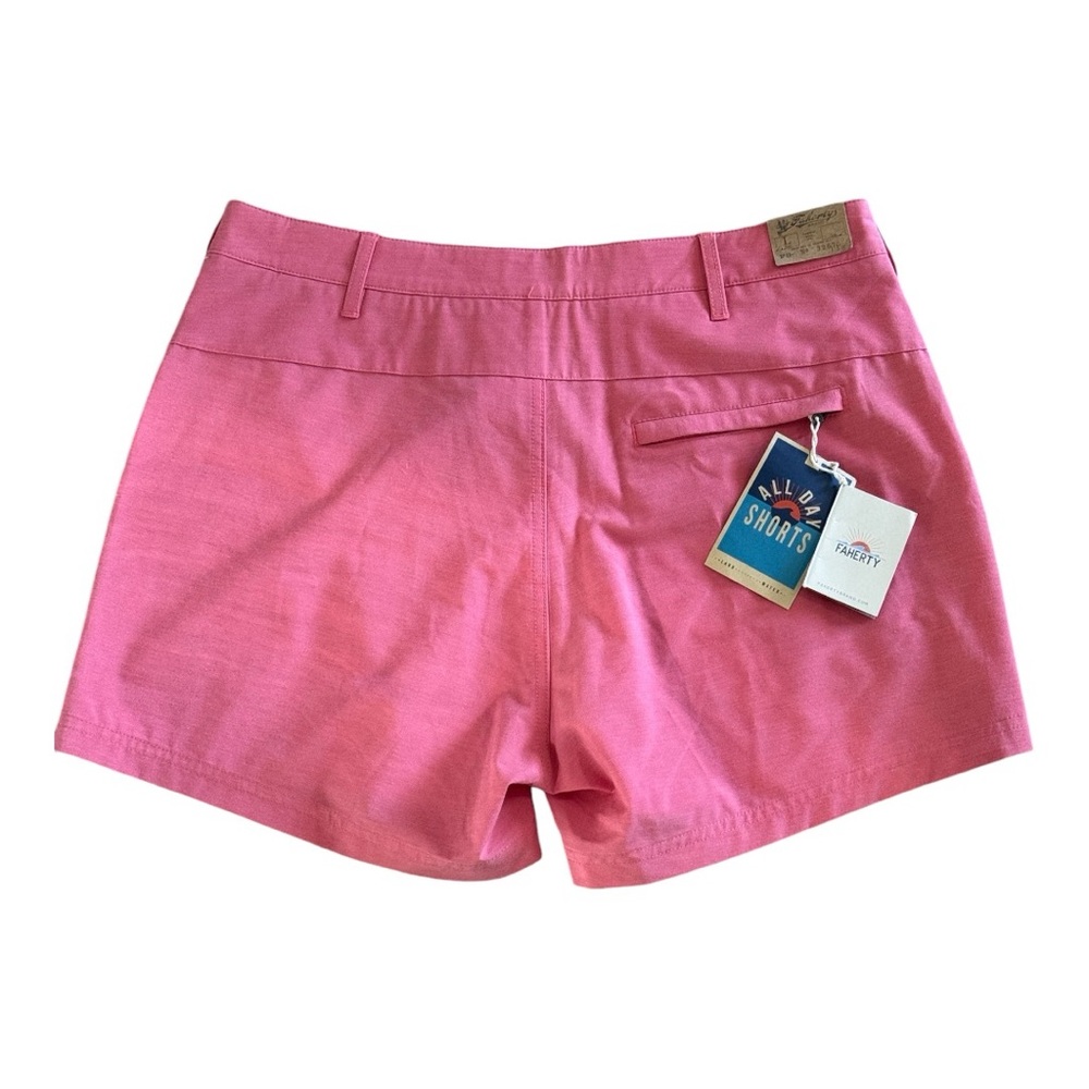 Faherty All Day Flat Front‎ Shorts w Pockets. Women’s Large. Color Spice. - Picture 6 of 8